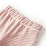 Pantaloni de copii din velur, roz, 104
