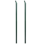 vidaXL Gard de legătură din plasă cu stâlpi și țăruși, 1,0x15 m, oțel vidaXL Gard de legătură din plasă cu stâlpi și țăruși, 1,0x15 m, oțel