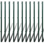 vidaXL Gard de legătură din plasă cu stâlpi/țăruși, 1,0 x 25 m, oțel vidaXL Gard de legătură din plasă cu stâlpi/țăruși, 1,0 x 25 m, oțel