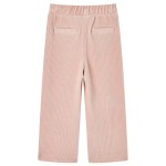 Pantaloni de copii din velur, roz, 128 Pantaloni de copii din velur, roz, 128