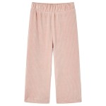 Pantaloni de copii din velur, roz, 128 Pantaloni de copii din velur, roz, 128