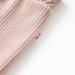 Pantaloni de copii din velur, roz, 128 Pantaloni de copii din velur, roz, 128
