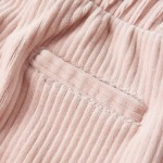 Pantaloni de copii din velur, roz, 128 Pantaloni de copii din velur, roz, 128