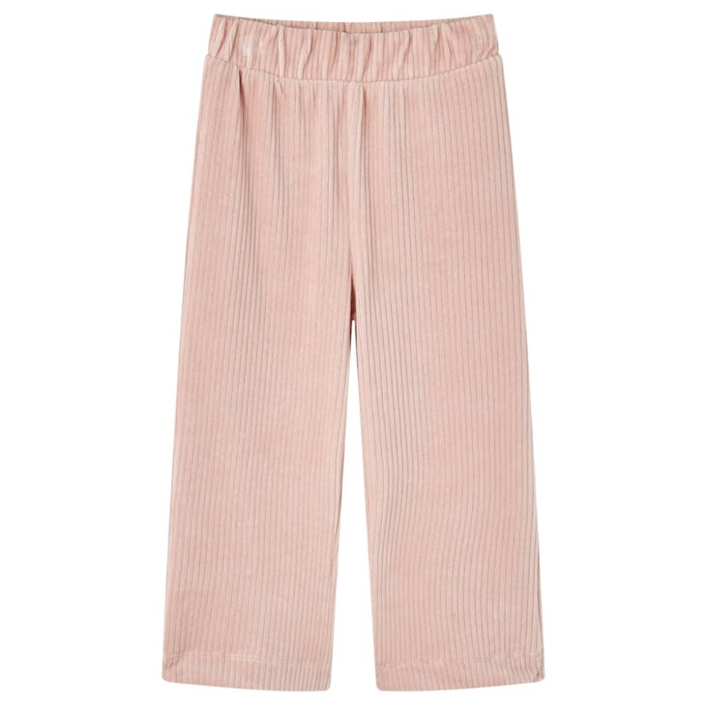 Pantaloni de copii din velur, roz, 140