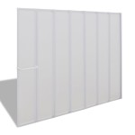 Paravan cadă de duș 140x168 cm, 7 panouri pliabil cu suport prosoape Paravan cadă de duș 140x168 cm, 7 panouri pliabil cu suport prosoape