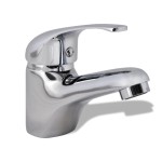 vidaXL Baterie robinet chiuvetă, crom vidaXL Baterie robinet chiuvetă, crom