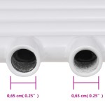 Radiator port-prosop încălzire centrală baie, drept, 600x1160mm Radiator port-prosop încălzire centrală baie, drept, 600x1160mm