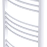 vidaXL Radiator port-prosop încălzire centrală baie 500x764 mm curbat
