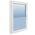 vidaXL Folie fereastră, mată, gri, 0,9 x 10 m, PVC vidaXL Folie fereastră, mată, gri, 0,9 x 10 m, PVC