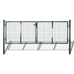 vidaXL Gard de grădină plasă/poartă gard grilaj, 289x75 cm/306x125 cm vidaXL Gard de grădină plasă/poartă gard grilaj, 289x75 cm/306x125 cm