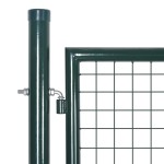 vidaXL Gard de grădină plasă/poartă gard grilaj, 289x75 cm/306x125 cm vidaXL Gard de grădină plasă/poartă gard grilaj, 289x75 cm/306x125 cm