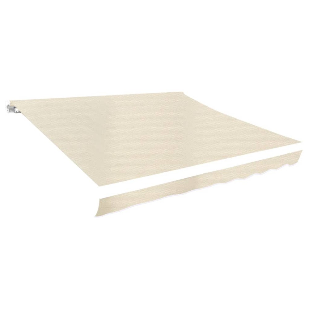 vidaXL Pânză de copertină, crem, 4 x 3 m, (cadrul nu este inclus)