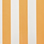 vidaXL Pânză copertină, galben & alb, 6x3 m (cadrul nu este inclus) vidaXL Pânză copertină, galben & alb, 6x3 m (cadrul nu este inclus)