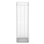 vidaXL Coș gabion cu capace, sârmă galvanizată, 100 x 30 x 30 cm