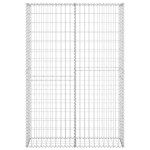 vidaXL Coș gabion cu capace, sârmă galvanizată, 150 x 100 x 30 cm