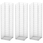 vidaXL Set gabioane, 3 buc, sârmă galvanizată, 25 x 25 x 100 cm