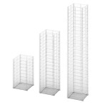 vidaXL Set gabioane, 3 buc, sârmă galvanizată