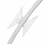 vidaXL Sârmă cu lame, rolă sârmă elicoidală, 100 m, oțel galvanizat vidaXL Sârmă cu lame, rolă sârmă elicoidală, 100 m, oțel galvanizat