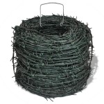 Sârma ghimpată, rolă sârmă verde, 100 m Sârma ghimpată, rolă sârmă verde, 100 m