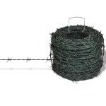 Sârma ghimpată, rolă sârmă verde, 100 m Sârma ghimpată, rolă sârmă verde, 100 m
