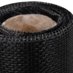 vidaXL Plasă de sârmă, negru, 100 x 500 cm, fibră de sticlă