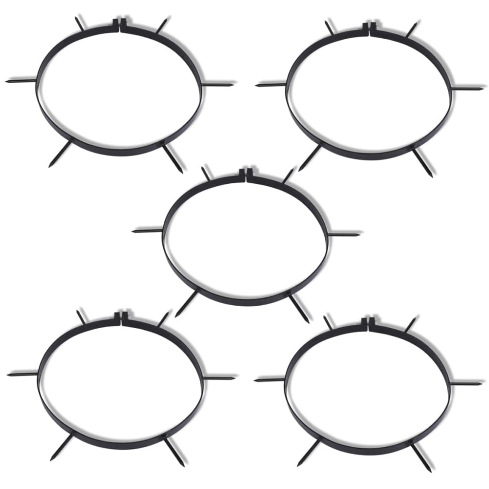 Clemă aerator gazon cu țepi, 5 buc, diam. 30 cm