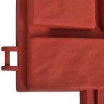 Separator de gazon cu design cărămidă, 11 buc. Separator de gazon cu design cărămidă, 11 buc.