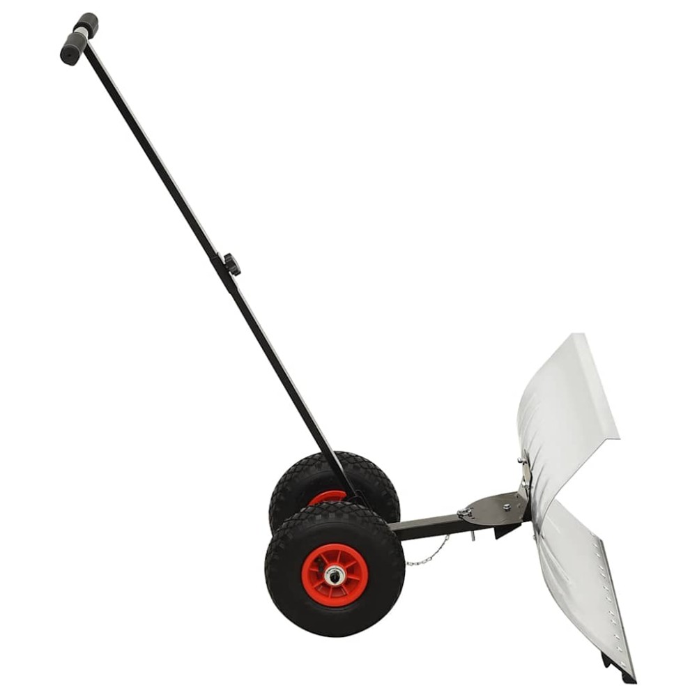 vidaXL Lopată manuală pentru zăpadă, cu roți
