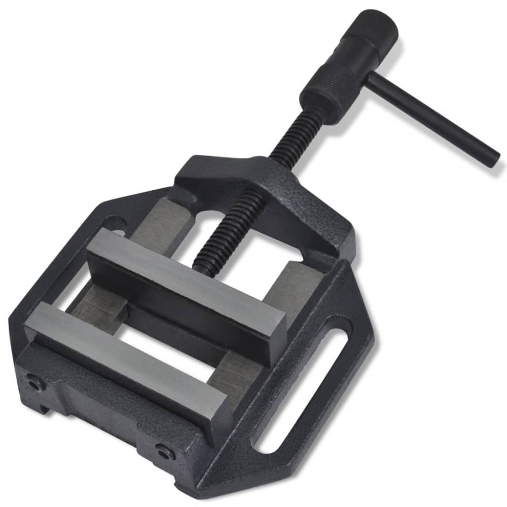 vidaXL Menghină pentru mașină de găurit, acționare manuală, 90 mm