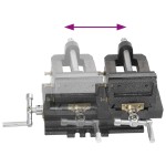 vidaXL Menghină în cruce mașină de găurit, acționare manuală, 78 mm