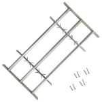 Grilaj de siguranță pentru ferestre cu 3 bare transversale 500-650 mm Grilaj de siguranță pentru ferestre cu 3 bare transversale 500-650 mm