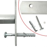 Grilaj de siguranță pentru ferestre cu 3 bare transversale 500-650 mm Grilaj de siguranță pentru ferestre cu 3 bare transversale 500-650 mm