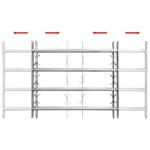 Grilaj de siguranță pentru ferestre cu 4 bare transversale 700-1050 mm Grilaj de siguranță pentru ferestre cu 4 bare transversale 700-1050 mm