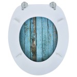 Scaun WC cu capac, MDF, model lemn vechi Scaun WC cu capac, MDF, model lemn vechi