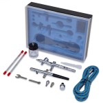 Set aerograf cu 2 pistoale de pulverizare Set aerograf cu 2 pistoale de pulverizare