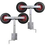 Set suport remorcă pentru barcă cu roți duble 2 buc. 59 - 84 cm Set suport remorcă pentru barcă cu roți duble 2 buc. 59 - 84 cm