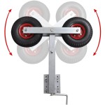 Set suport remorcă pentru barcă cu roți duble 2 buc. 59 - 84 cm Set suport remorcă pentru barcă cu roți duble 2 buc. 59 - 84 cm