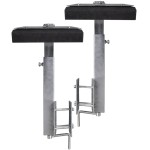 Set de 2 suporturi cu bară solidă pentru remorcă barcă 63 - 88 cm Set de 2 suporturi cu bară solidă pentru remorcă barcă 63 - 88 cm