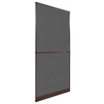vidaXL Plasă insecte cu balamale pentru uși, maro, 100 x 215 cm vidaXL Plasă insecte cu balamale pentru uși, maro, 100 x 215 cm