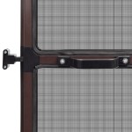 vidaXL Plasă insecte cu balamale pentru uși, maro, 100 x 215 cm vidaXL Plasă insecte cu balamale pentru uși, maro, 100 x 215 cm