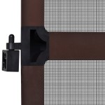 vidaXL Plasă insecte cu balamale pentru uși, maro, 100 x 215 cm vidaXL Plasă insecte cu balamale pentru uși, maro, 100 x 215 cm