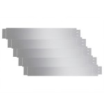 vidaXL Set gard gazon plăci flexibile 5 buc. 100x14 cm oțel zincat vidaXL Set gard gazon plăci flexibile 5 buc. 100x14 cm oțel zincat