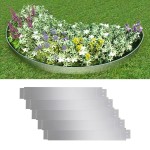 vidaXL Set gard gazon plăci flexibile 5 buc. 100x14 cm oțel zincat vidaXL Set gard gazon plăci flexibile 5 buc. 100x14 cm oțel zincat