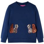Bluzon pentru copii, bleumarin, 104 Bluzon pentru copii, bleumarin, 104