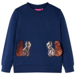 Bluzon pentru copii, bleumarin, 128 Bluzon pentru copii, bleumarin, 128