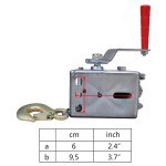vidaXL Troliu manual, 360 kg