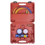 141656 Set manometru cu 4 căi, în trusă de scule 141656 Set manometru cu 4 căi, în trusă de scule