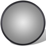 Oglindă rutieră acrilică convexă de interior 30 cm negru Oglindă rutieră acrilică convexă de interior 30 cm negru