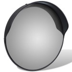 vidaXL Oglindă de trafic convexă, negru, 30 cm, plastic PC de exterior vidaXL Oglindă de trafic convexă, negru, 30 cm, plastic PC de exterior