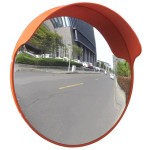 Oglindă de trafic convexă, portocaliu, 45 cm, plastic PC, de exterior Oglindă de trafic convexă, portocaliu, 45 cm, plastic PC, de exterior